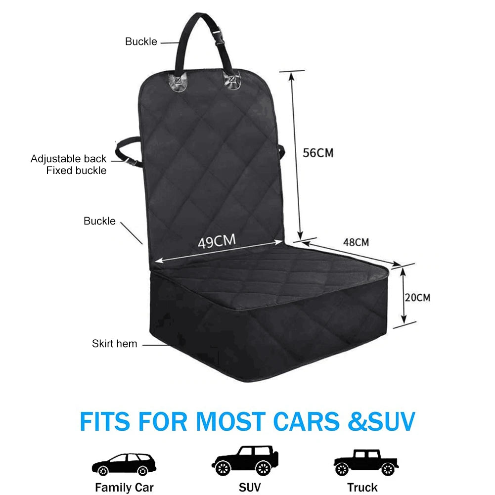 Seat Cover Car Rear Back Seat Mat Waterproof Non-Slip Protector for Cars Trucks SUV