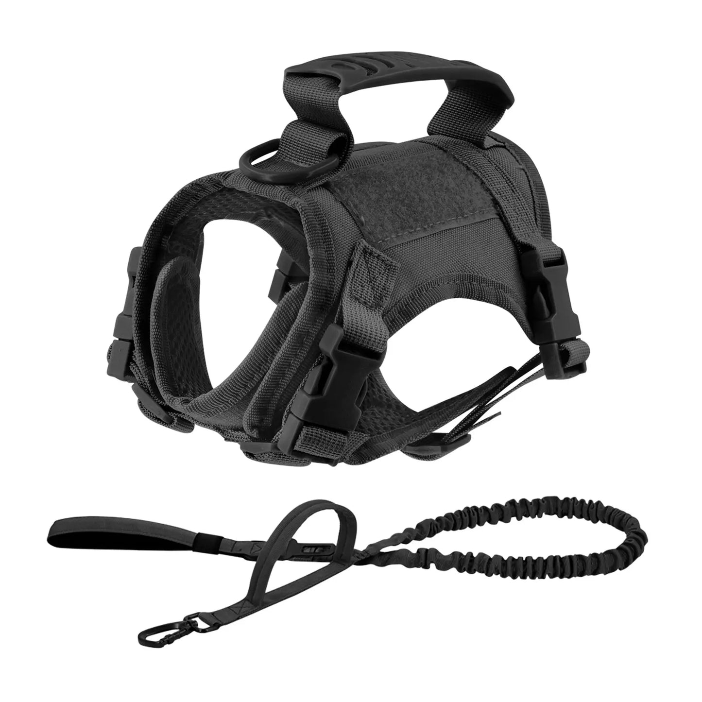 Tactical Cat Harness And Leashes For  Small Dog Puppy Vest Straps with Handle Harnesses Training Adjustable Pet Accessories