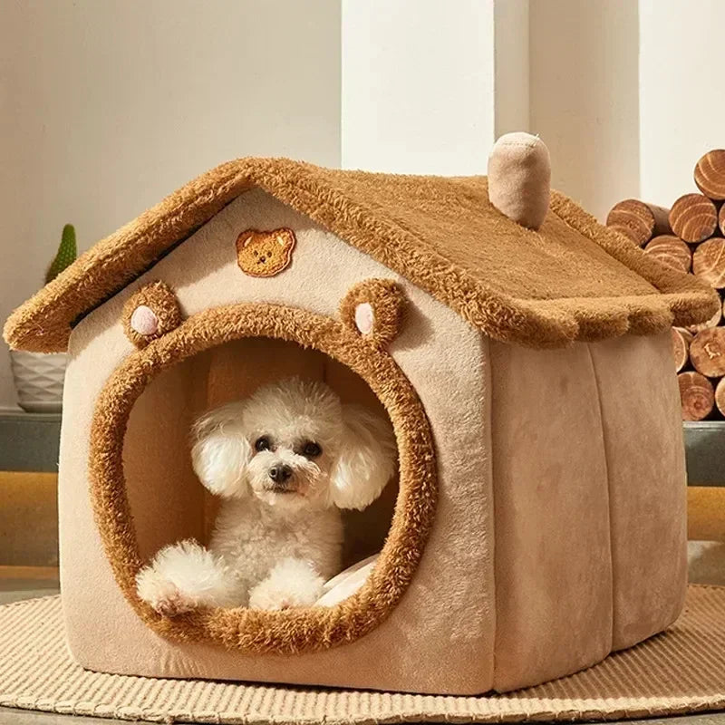Folding Houses for small and medium sized dogs and cats, mattresses, pet products, puppy baskets, winter kennels